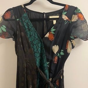 Anthropologie Moulinette Souers Mixed Pattern dress - size 0